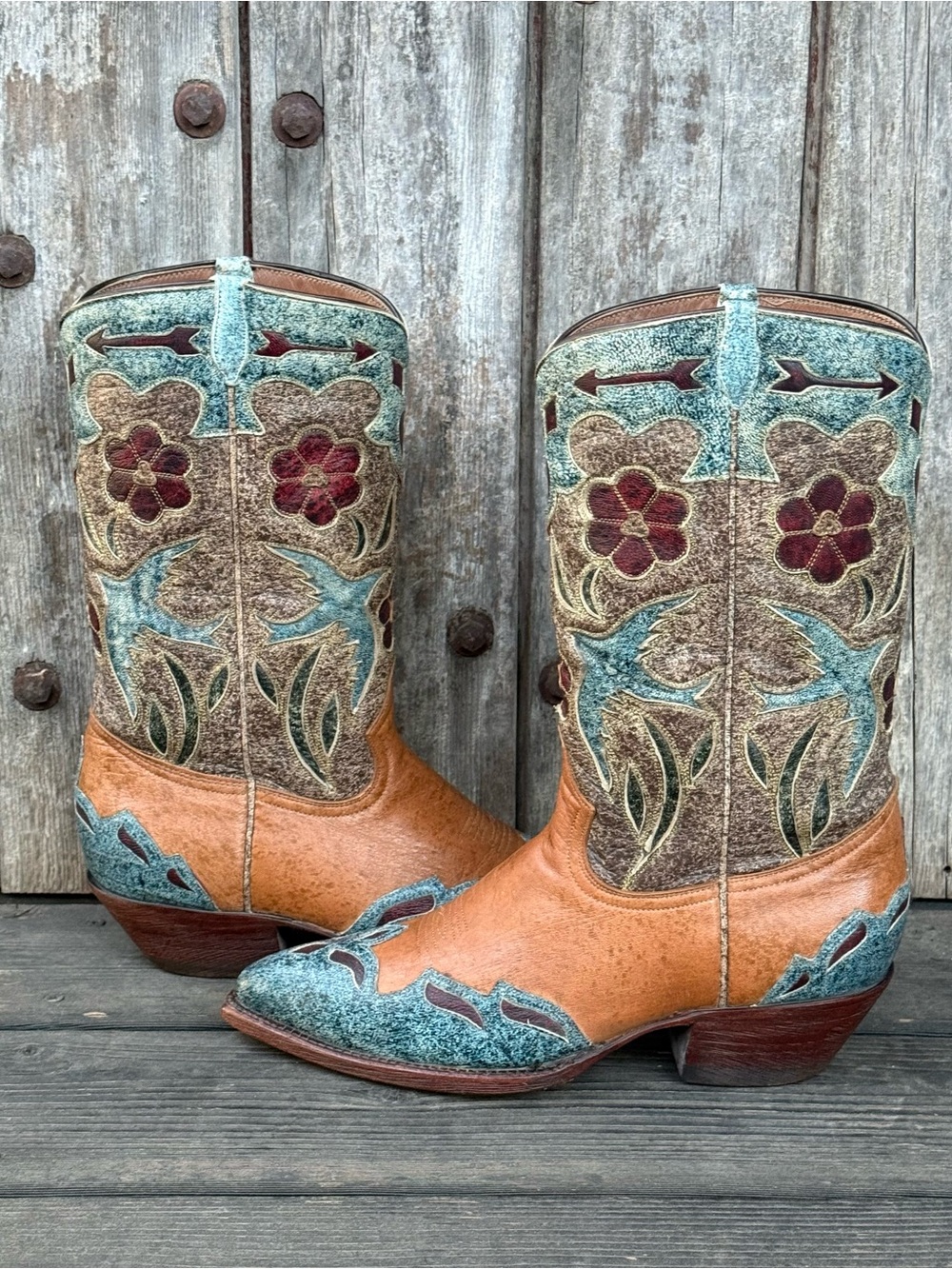 Rare Vintage Montana Bluebird Women's Cowboy Boots